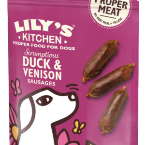 Lily's Kitchen scrumptious Duck& Venison sausages 70 gr