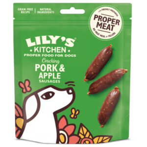 Lily's Kitchen cracking Pork & Apple sausages 70 gr